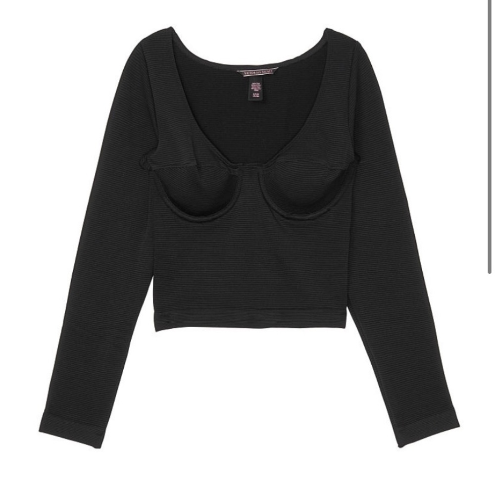 Black Victoria’s Secret Crop Top